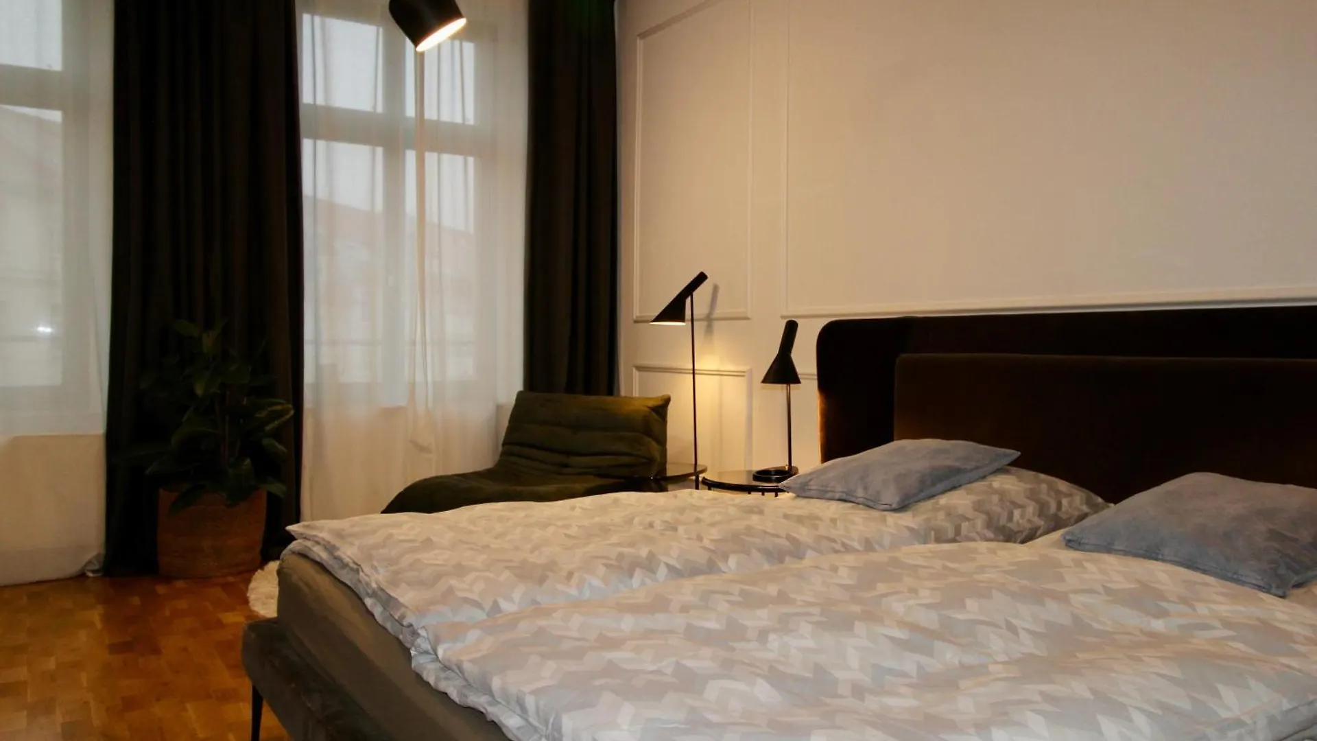 Zentrales Hochwertiges Gruenderzeit-Apartment Thomasius Leipzig Lägenhet