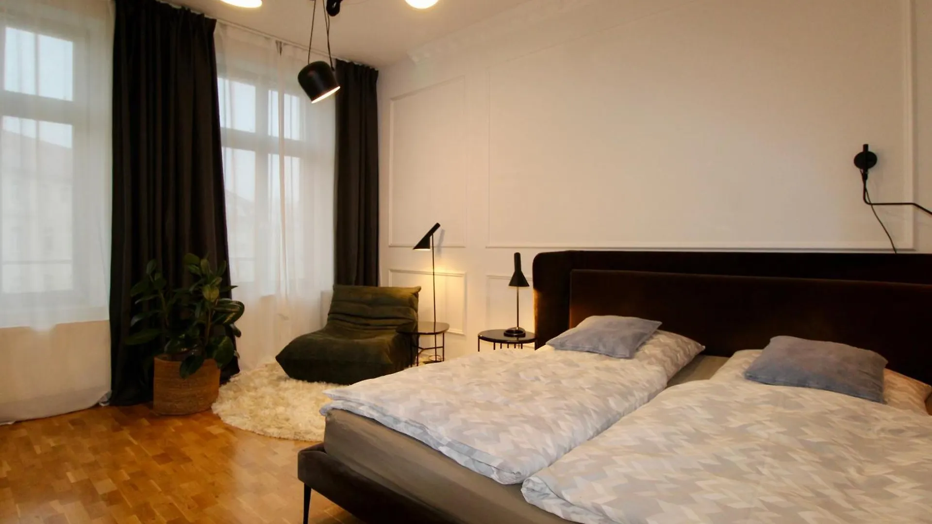 Zentrales Hochwertiges Gruenderzeit-Apartment Thomasius Leipzig Lägenhet